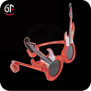 Diseño más caliente de la Guitarra En Forma de Led Intermitente Resplandor En Oscuro gafas de Sol - Product Image 2