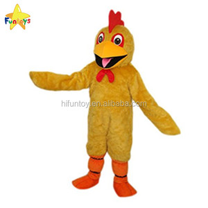 Funtoys CE Le Plus Bas Prix Jaune De Poulet de Bande Dessinée Costume De Mascotte - Product Image 1