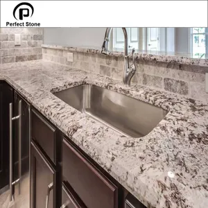 Professional Design Modular Top Polished Granite  Kitchen Countertop With Good Price