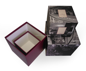 Rigid paper box for gift