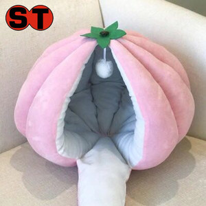 Cueva para Mascotas con Forma de Calabaza/Cama para Mascotas con Forma de Mandarina/Casa para Mascotas con Forma de Fruta y Verdura Creativa - Product Image 3