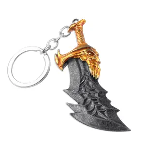 God Of War 4 big knife weapons chaos blade Kratos keychain