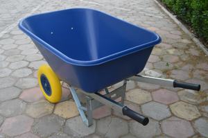 Carretilla de Plástico Resistente de Doble Rueda de 200 l - Product Image 6
