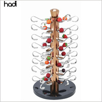 Support de buffet en acier inoxydable à plusieurs niveaux, support de table pour service de buffet, présentoir de fruits