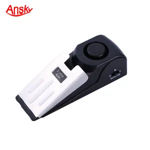 Security Home Wedge Shaped Door Stop Stopper Alarm Travel Security Door Stopper alarm Home Door Window burglar alarm