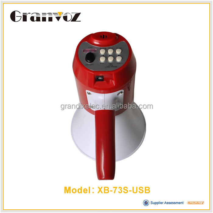 25 w De Poche Mégaphone avec Sangle Haut-Parleur Cheerleading Mégaphone son Porte-Voix