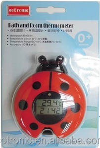Ladybug Bath and <b>Room</b> <b>Thermometer</b> with Time - Product Image 6