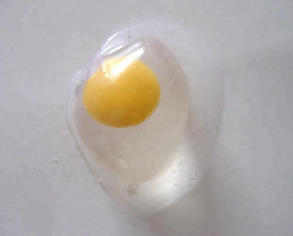 soft plastic surprise sticky egg squishy toy