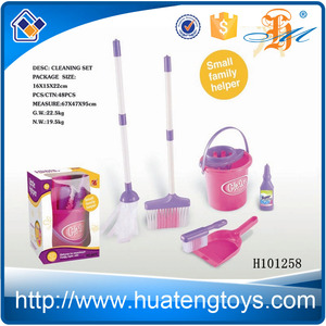 H101258 preescolar pequeño ayudante kids juegos de imaginación juguete de plástico herramientas de limpieza de cámara venta - Product Image 2