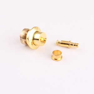 Gold Color 15mm Brass Wooden Box Push Press Button Lock Wholesale
