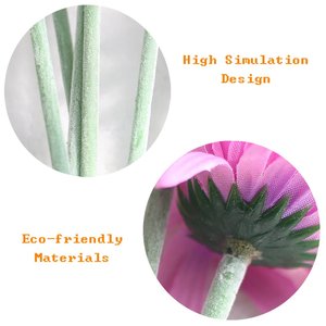 Gerberas en soie en gros, fleurs artificielles <span class=keywords><strong>de</strong></span> <span class=keywords><strong>gerbera</strong></span> pour bouquet <span class=keywords><strong>de</strong></span> mariage, bouquet <span class=keywords><strong>de</strong></span> mariée, décoration <span class=keywords><strong>de</strong></span> la maison - Product Image 4
