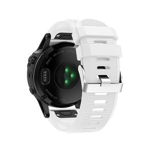 Tschick-Correa de silicona suave para reloj inteligente, repuesto para <span class=keywords><strong>Garmin</strong></span> Fenix <span class=keywords><strong>3</strong></span>/Fenix <span class=keywords><strong>3</strong></span> HR/Fenix 5X/5X Plus/D2 Delta PX/descendente Mk1 - Product Image 2