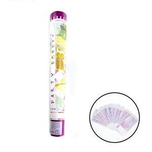 Party item type personalized false money dollars Popper match euro Canyon confetti for held celebrations - Product Image 1