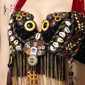 Wj00765 nueva <span class=keywords><strong>sexy</strong></span> árabe del vientre tribal <span class=keywords><strong>traje</strong></span> de la danza ropa de danza del vientre danza del vientre <span class=keywords><strong>sexy</strong></span> <span class=keywords><strong>traje</strong></span> - Product Image 3