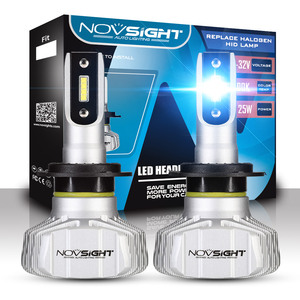 Novsight nuevo S1 más Seúl Y1919 led chip 10000LM 9005 9006 9007 H1 H3 H4 H7 H11 H13 coche led bombilla del faro - Product Image 1