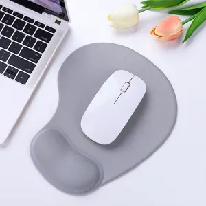 पीसी कंप्यूटर सिलिकॉन Ergonomic मेमोरी फोम कस्टम समर्थन Mousepads के लिए जेल और कलाई आराम के साथ माउस पैड चटाई लोगो और पैटर्न