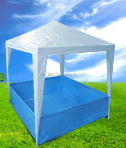 Tente Gazebo 3x2 M, Auvent Camping Extérieur, Mur Latéral En Maille, Oxford, 10 Pers