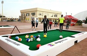 Nouvelle table de football avec image de sport, table de snookball à prix compétitif - Product Image 6