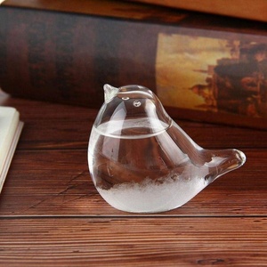 Bouteille de prévision météorologique pour oiseaux, verre à <span class=keywords><strong>tempête</strong></span>, prédicteur météorologique, mini bouteilles décoratives, décoration artisanale de bureau - Product Image 5