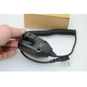 Walkie Talkie Mikrofon Speaker Radio, Mikrofon Speaker BF-UV5R Dua Arah untuk Baofeng MIK PTT