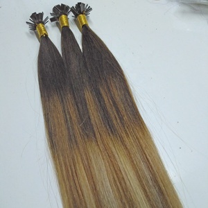 Balayage Ombre đen đến nâu với cô gái tóc vàng nổi bật <span class=keywords><strong>micro</strong></span> vòng Vòng mở rộng tóc - Product Image 5