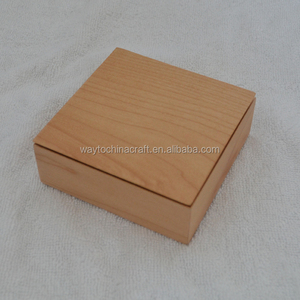 Customized single wooden coin box