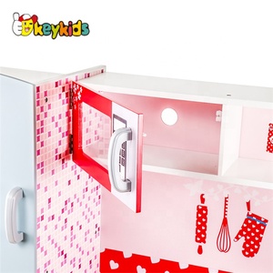 Jeu de cuisine en bois pour enfants, grand ensemble, meilleure vente, avec accessoires W10C037A, collection 2019