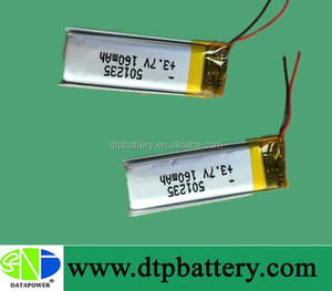 302535 0.925wh 3,7 V lithium rechargeable Li-Po battery 250 mAh - Product Image 2