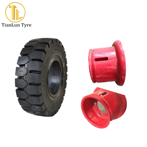 TIANLUN ब्रांड 23x9-10 27x10-12 क्लिप ठोस फोर्कलिफ्ट टायर - Product Image 6