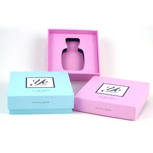 Custom Printed Perfume Package Gift Box with Logo Design Paperboard Recyclable Chemical Packing Items Liankai 500pcs Accept CMYK