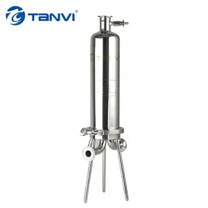 10 Inch 304 316L Housing Filter Stainless Steel Sanitary Filtrasi