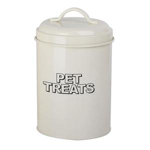 Armazenamento de alimentos para animais, lixeira galvanizada de <span class=keywords><strong>metal</strong></span> para animais de estimação/de grau alimentar, cão, biscoitos, canister/caixa de armazenamento para animais de estimação, interior - Product Image 2