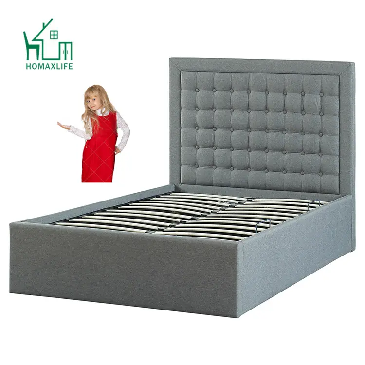 Gratis Sample Nieuwste Ontwerp Moderne Kingsize Bed En Matras