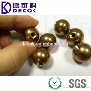 Bola de latón personalizada roscada con orificio roscado M3 8mm 12mm 15mm 18mm Tamaños Estándares ANSI - Product Image 3