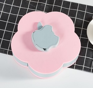Creativo Rotante 5 Griglia Scatola di Immagazzinaggio Della Caramella Petalo di Fiore A Forma di Piatto di Frutta Secca - Product Image 2