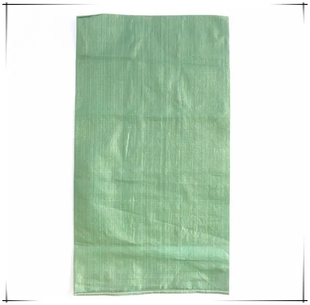 Color Verde de polipropileno reciclado bolsas para residuos de la construcción