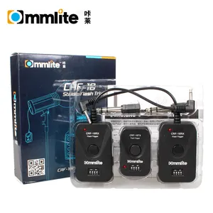 Commlite Control remoto inalámbrico disparador de Flash Kit para Speedlite/luz de estudio