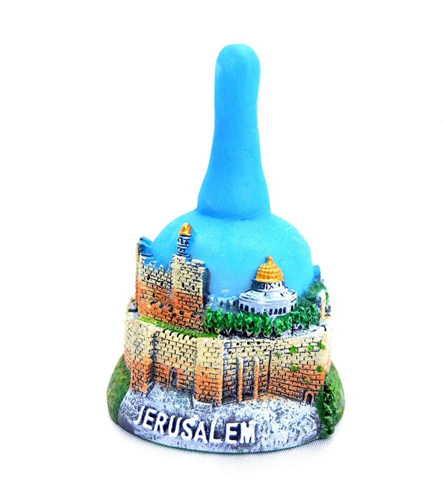 ceramic souvenir Souvenir Bell From Israel / Palestine Holy Land Ceramic Jerusalem