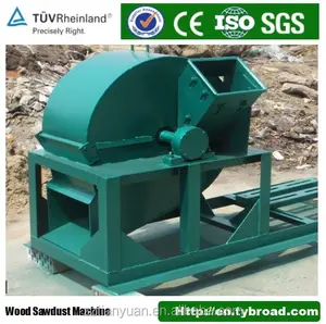 motorized wood waste sawdust grinder crusher machine