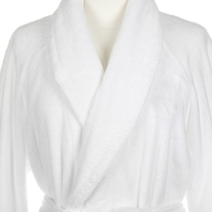 <span class=keywords><strong>En</strong></span> Stock Taille Personnalisée 100% Coton Col Châle Blanc <span class=keywords><strong>Éponge</strong></span> <span class=keywords><strong>Peignoir</strong></span> - Product Image 5