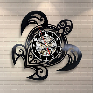 Bán hàng nóng Vinyl Ghi <span class=keywords><strong>Clock</strong></span> của cuộc chiến tranh vinyl đồng hồ treo tường - Product Image 5