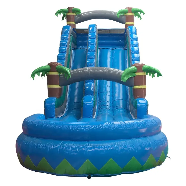 Bouncer inflável para crianças, entretenimento comercial, selva, parque, piscina