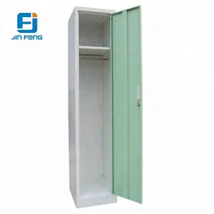 Jin Feng Single Door Clothes Hanging Metal Wardrobe Cabinet/Steel locker/Steel wardrobe