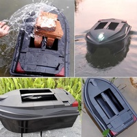 Bateau à appâts avec sonar GPS à retour automatique, détecteur de poissons Skywolf TL-380E 433MHZ, écho sonoreur, bateau à appâts avec 12 compartiments