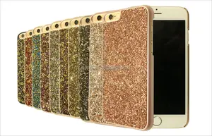 Coloré glitter rock diamant couverture mobile pour iPhone 6 cas en gros alibaba