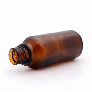 En stock Bouteille en verre ambré à bouche cloche brune <span class=keywords><strong>125ML</strong></span> avec bouchon en stock - Product Image 4