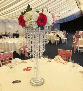 <strong>Table</strong> <strong>Top</strong> Chandelier Centerpieces Crystal Flower Pedestal Stand <strong>Wedding</strong> <strong>Decoration</strong> - Product Image 2