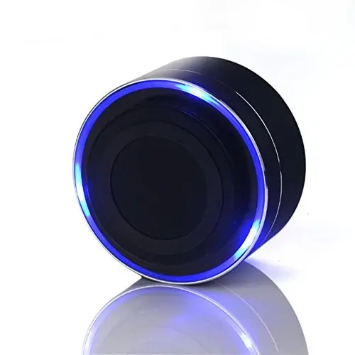 Bocina Portátil con Bluetooth para exteriores, altavoz estéreo inalámbrico a prueba de agua, con luz LED, colorida, 2023