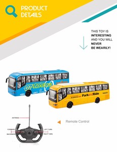 Low Moq 3+ Color Kids Small <strong>Mini</strong> Car 4 Ch Rc <strong>Bus</strong> <strong>Model</strong> with Light - Product Image 2