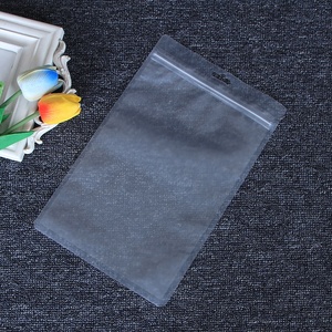 White clear self seal packaging plastic zipper bag cell phone poly case